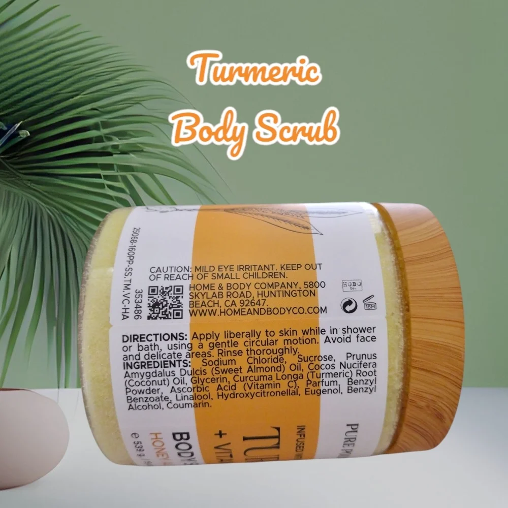 Nwt TURMERIC & Vitamin C Body Scrub